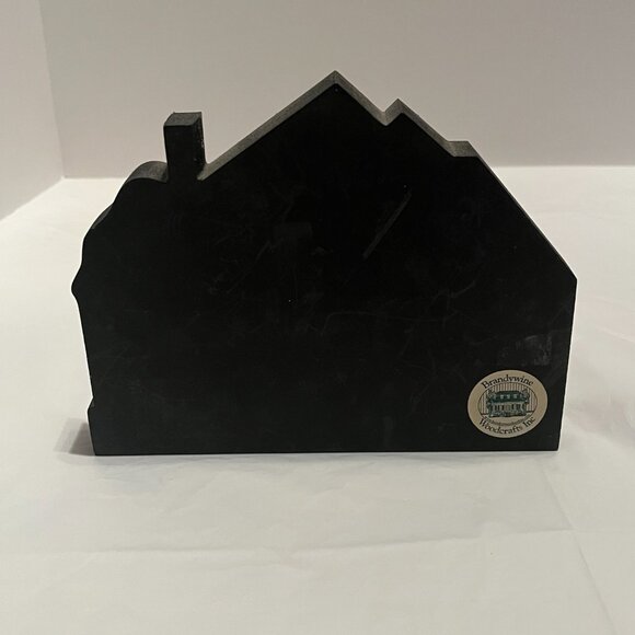 Brandywine Woodcrafts Wooden House Shelf Sitter Collectible  Pre-owned condition - Picture 4 of 7